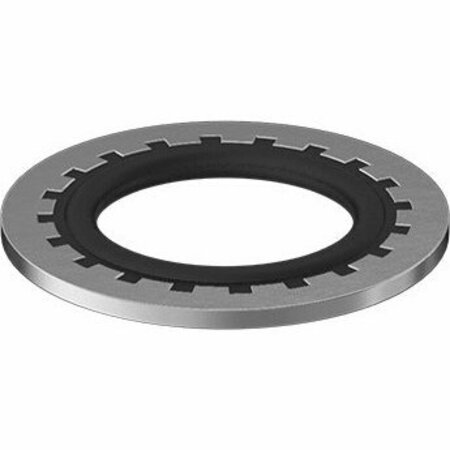 BSC PREFERRED Zn-Plated ST with Buna-N Rubber Seal Washer High-Pressure-Rated 7/8 Screw Size 0.864 ID 1.51 OD 93783A046